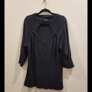 Torrid sparkly black sweater dress size 3